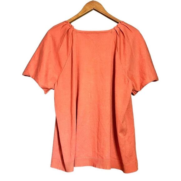 NWT! Lane Bryant knit short sleeve sweater shirt - Picture 9 of 9